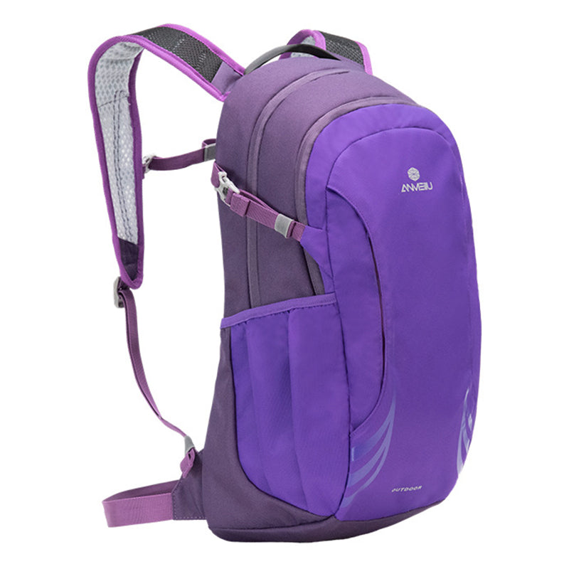 ANMEILU 1062 20L Nylon+Polyester Backpack Hiking Cycling Large Shoulders Bag - Light Grey+Blue ANMEILU 1062 20L Nylon+Polyester Backpack Hiking Cycling Large Shoulders Bag - Light Grey+Blue